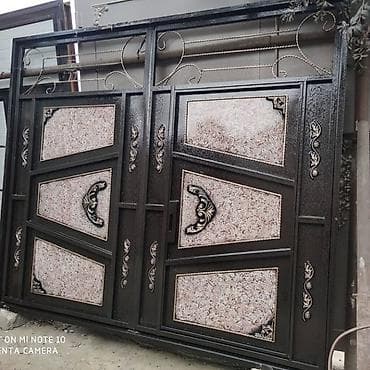 Döşəmə: Dəmir Həyət darvazası, Siyirmə, Qapı ilə, rəng - Qəhvəyi, Kredit yoxdur — 6