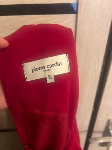 qırmızı kupalnik: Gündəlik don, Midi, Pierre Cardin, XL — 2