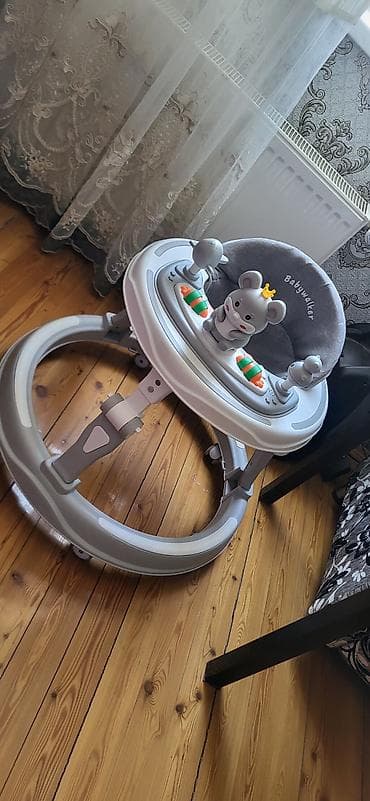 Uşaqlar üçün digər mallar: Məhsul: Uşaq gəzdiricisi (Babywalker) – musiqili, boz rəng Təsvir: - — 1