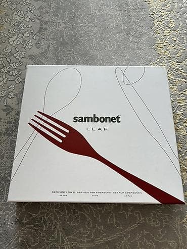 Sambonet “Leaf” çəngəl-bıçaq dəsti İtalya – 24 parçalı, 6 nəfərlik — 3