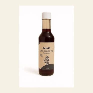 🌿 ZemiS Qara Küncüt Yağı 250 ml – güclü antioksidant, yüksək enerji və