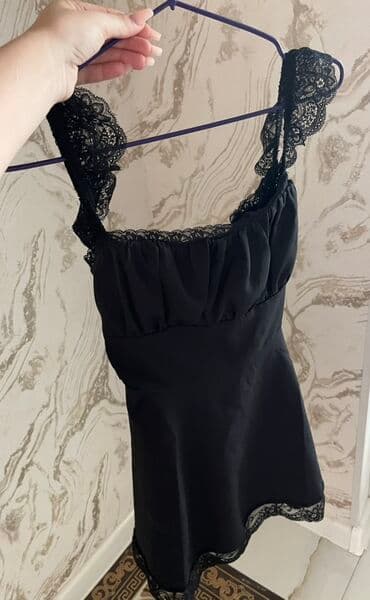 son zeng donlari: Qadın paltarı kolleksiyası 1) Qara krujeva detallı mini paltar - — 1