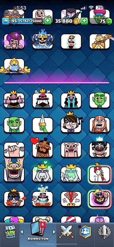 qizil külçə: Clash Royale oyunu üçün hesab -ıcınde 40 yagın emoji var - 4 ılık — 2