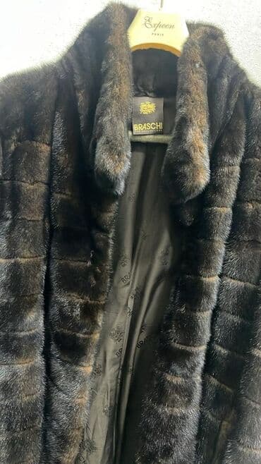 təbii qadın şubaları: Kürk, S, rəng - Qara — 2