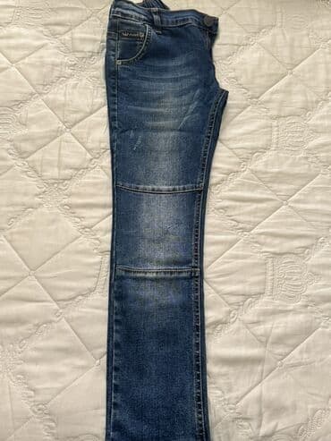 детская кобура на пояс: Uşaq üçün Armani Junior (AJ Armani Jeans) cins şalvarı. - Model: dar — 2