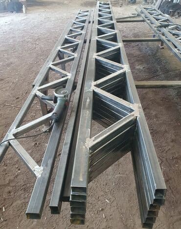 dəmir pilləkənlərin yığılması: Demir profelden fermalarin sifarisle yigilmasi — 10