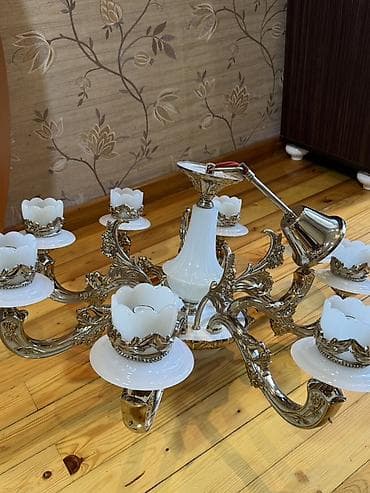 Çılçıraq, 8 lampa, Metal