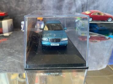 metbex tavan modelleri: Коллекционная модель Mercedes-Benz C200 W202 blue 1994 Altaya Scale — 2
