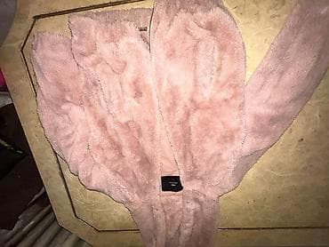 jilet: Xanım xəzli jilet – qızılı-çəhrayı (dusty pink) rəngdə - Yumşaq — 2