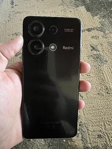bərdə poco x3 pro: Redmi Note 13, 256 GB, rəng - Qara, Barmaq izi — 1