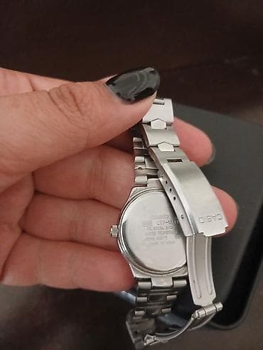sensor saatlar: Satilir tebii poladdan suya davamlı CASIO qadın qol saatı – model — 3