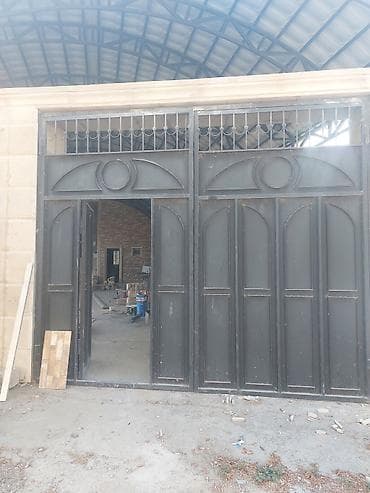 kondisioner sekilleri: Metalkonstruksiya darvaza - Material: qalın divarlı polad/profil boru — 1