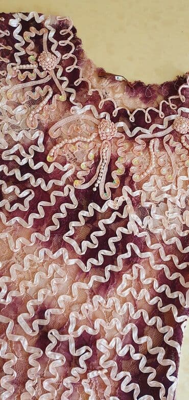 детские рубашки обманки: Tul kofta ustu lentockalarla bezedilmiw. S-M razmere uygun — 2