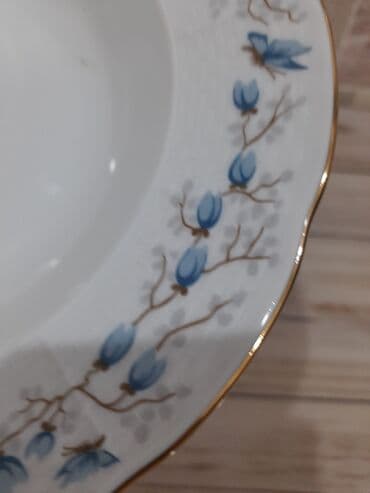 Аккумуляторы: Тарелки, Набор из 12 шт., цвет - Белый, Фарфор, Чехия — 5