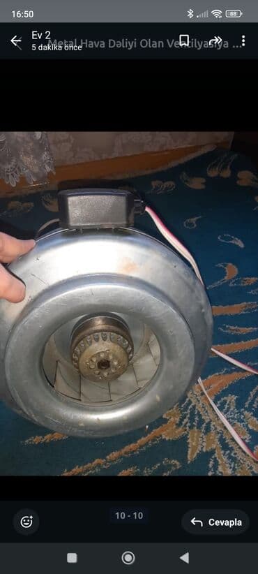 Краны водонагреватели: Məhsul: Ventilyatorlar dəsti - Kvadrat metal korpuslu mətbəx/hamam — 3