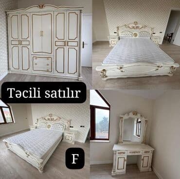 2 təknəfərlik çarpayı, Dolab, Komod, Termo, İşlənmiş