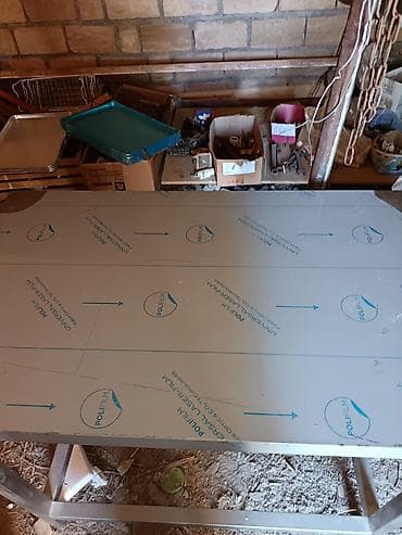 Paslanmayan poladdan iş masası - Material: AISI tipli paslanmayan — 1