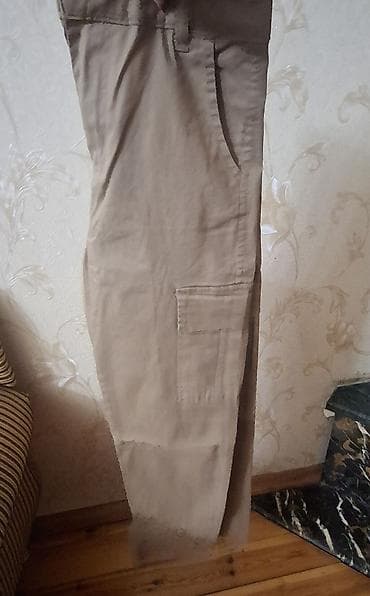 off white duks: Kombat Şalvar, S, rəng - Bej — 2