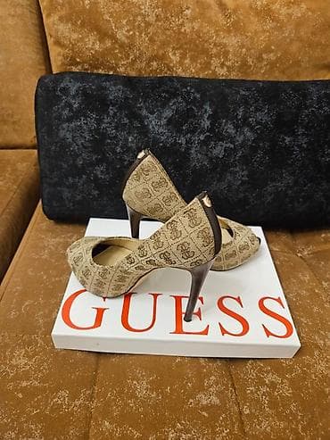 platforma: GUESS qadın ayaqqabısı – klassik peep-toe stilettolar - Brend: GUESS — 3