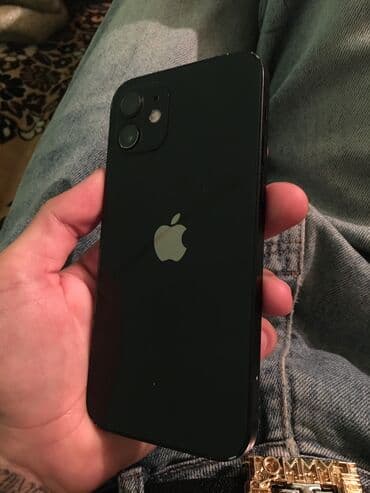 iphone se 4 qiyməti: IPhone 12, 64 GB, Black Titanium, Simsiz şarj, Face ID — 1