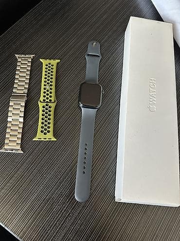 Smart saat, Apple, Sensor ekran, rəng - Qara