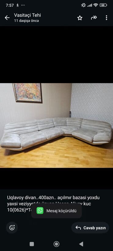 Asılqanlar: Künc divan — 1