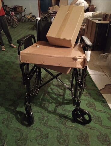 İnqalyatorlar, nebulizerlər: Manual əlil arabası - Rahat oturacaq və arxalıq: dəri tipli material — 1