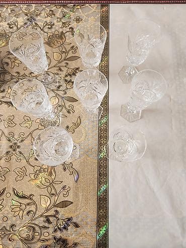 Qədəhlər, Xrustal, 8 ədədli dəst — 1