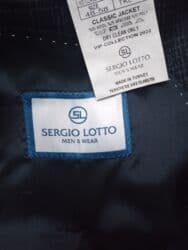 kişi ucun klassik qara kostyum: Pencək, Damalı, 2XL — 4