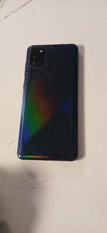 Bentley: Samsung Galaxy A21S, 32 GB, rəng - Mavi, Qırıq — 2