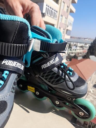 38 41 ölçülü rolikləri: POWERSLIDE markası,heç geyinilməyibehtiyacım olmadığı üçün satıram — 1