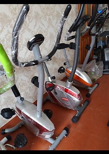 cube velo: İdman zalı üçün stasionar velosipedlər, müxtəlif rənglərdə. Məşq — 1