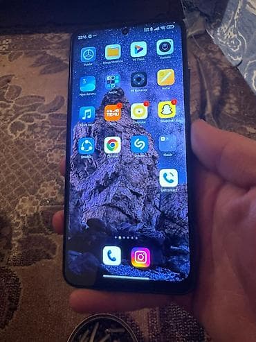 Audio: Redmi Note 11, 128 GB, rəng - Qara, Barmaq izi — 1