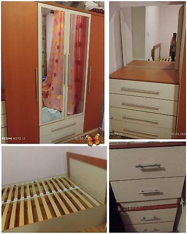 Embawood istehsalı yataq dəsti satılır 320₼.Çox az işlənib.matras