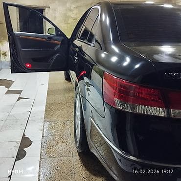 cruze diskleri: Hyundai Sonata sedan – qara rəngli, klassik dizayn. Texniki və xarici — 5