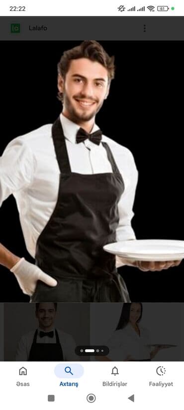 Peşəkar ofisiant köməkçisi tələb olunur