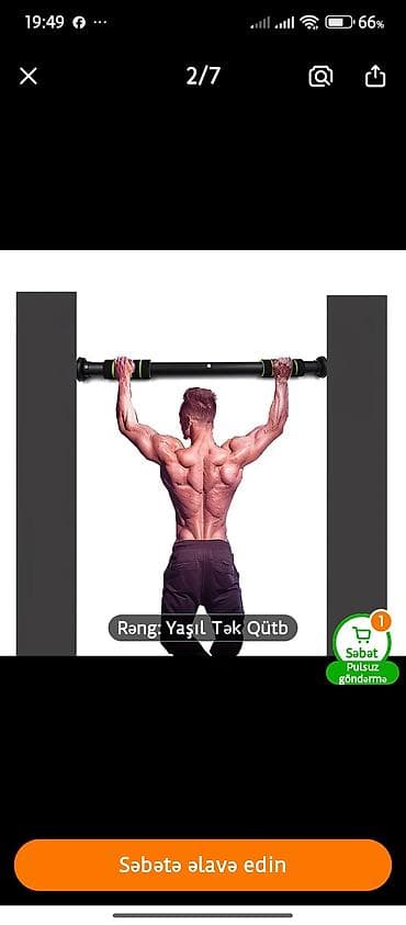 İdman alətləri: Qapı Arası Turnik – Tənzimlənən ev fitnesi ştanqası - Quraşdırma — 2