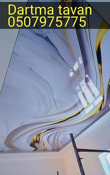 Натяжные потолки: Dartma tavan – dekorativ gərilmə tavan sistemləri TEKTUM KM 2 Alman — 2