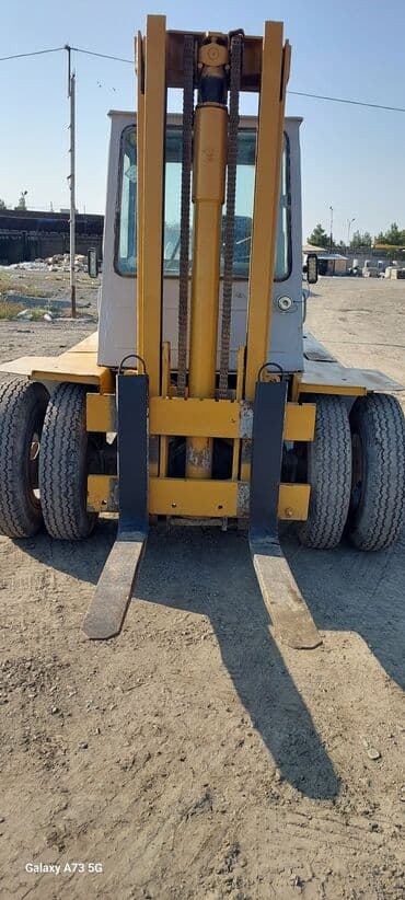 120 гидравличечесий углообжимной пресс для соединен: Sənaye tipli forklift (yüksəkkaldıran) - Güclü ikiqat mast və zəncir — 3