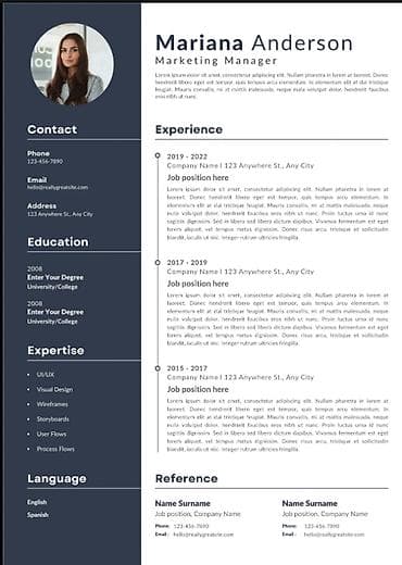 Reklam, çap: Professional CV-lərin hazırlanması.Qısa müddət ərzində CVlər — 1