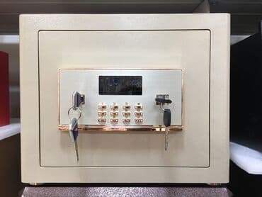 pul yığmaq üçün kassa: Eni 40 Hundurluk 30 Derinlik 30 Seyf iki acar ve bir acar kodile — 1