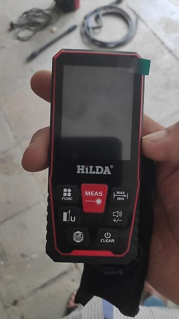 Məsafə ölçənlər, ruletkalar: Yeni Lazer məsafə ölçən, Hesablama funksiyalı, Ünvandan götürmə, Ödənişli çatdırılma, Rayonlara çatdırılma — 1