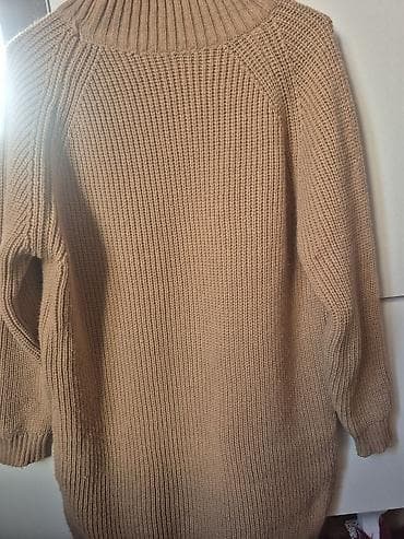 svitir: Bej rəngli qadın sviteri – balıqçı yaxalı - Rəng: isti bej - Model — 2