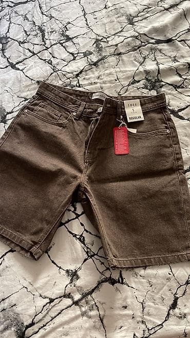 Şort, S, rəng - Qəhvəyi