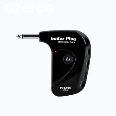 modem guclendirici: NUX GP-1 qara rəngli qulaqlıq gücləndiricisi. Gitara ilə birbaşa — 1