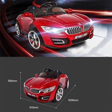 электромобиль: Rezin təkər,dəri oturacaqlı 5 yaşa qədər uşaqlar üçün Bmw elektromobil — 4