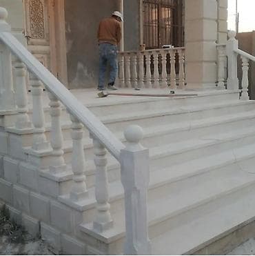 Texnikanın təmiri: Aqlay üzləmə xidməti - Giriş pilləkənləri, eyvan və məhəccərlərin — 4