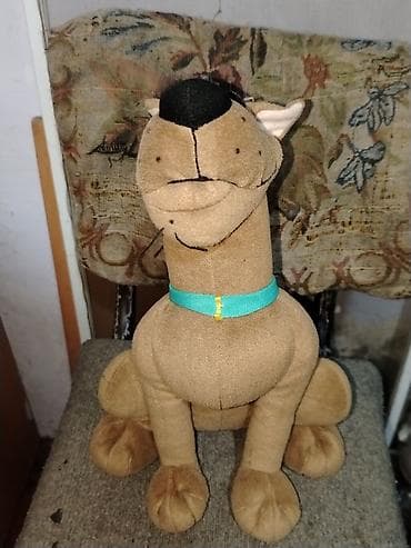 qatar oyunu: Scooby-Doo yumşaq oyuncaq kukla - Sevimli Scooby-Doo obrazında peluş — 3