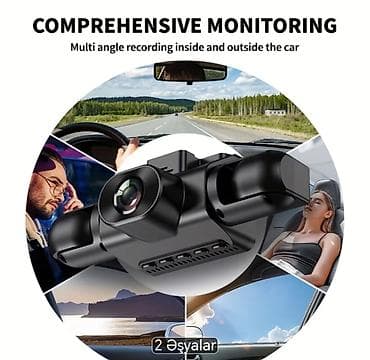 nomre axtarisi masin: Avtomobil üçün çoxbucaqlı videoqeydiyyatçı (dash cam) - 3 tərəfli — 3