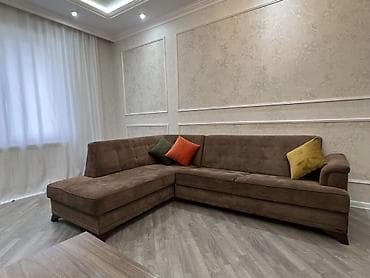 oturaca: Künc divanı – L formalı, sağ tərəf uzun oturacaqlıdır. - Rəng: tünd — 3